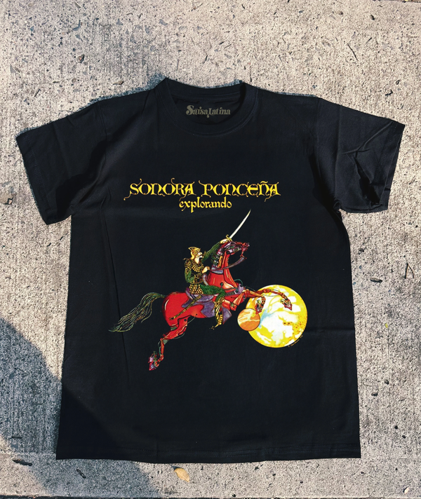 Camiseta Negra Sonora ponceña