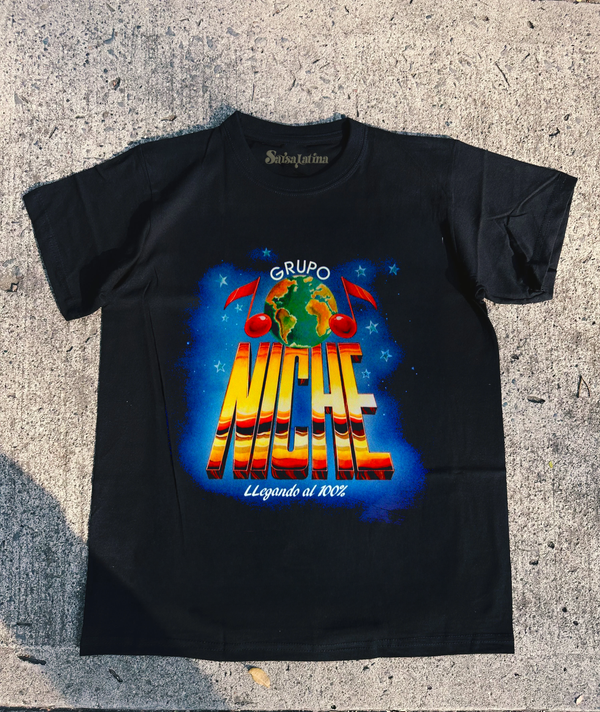 Camiseta Negra Niche llegando al 100%