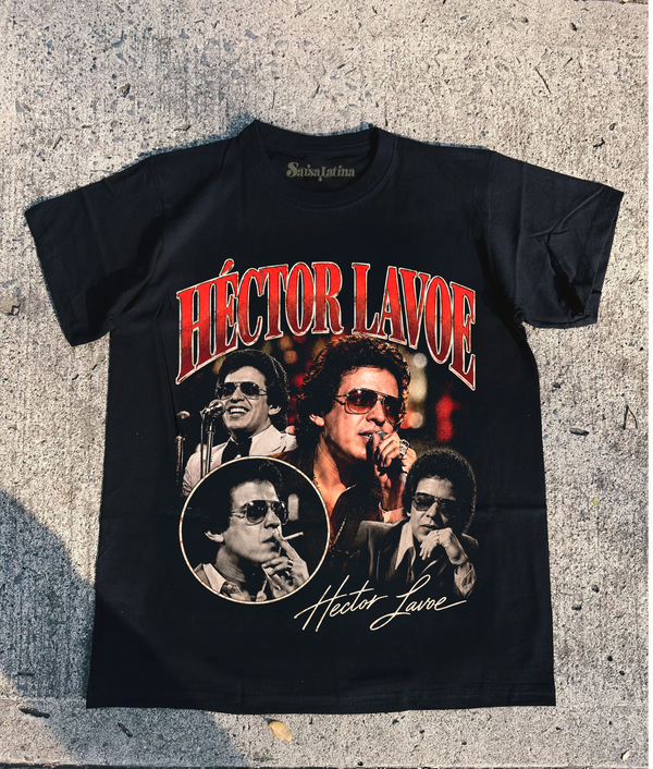 Camiseta Negra Hector lavoe Streetwear