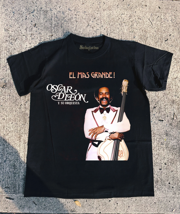Camiseta Negra Oscar DLeon