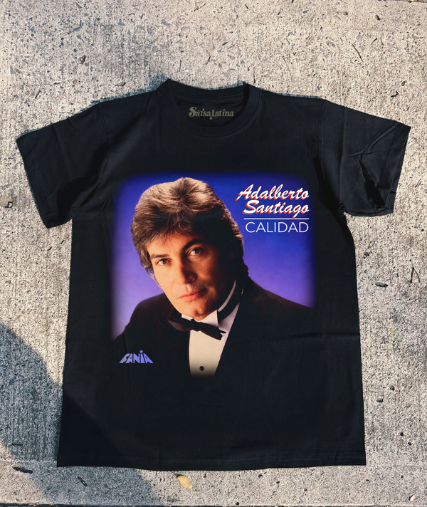 Camiseta Negra Adalberto Santiago Calidad