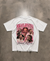 Camiseta Blanca Ismael rivera rosa